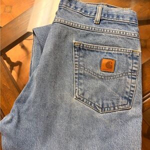 Carhartt Men's Light Blue Relaxed Fit Jeans